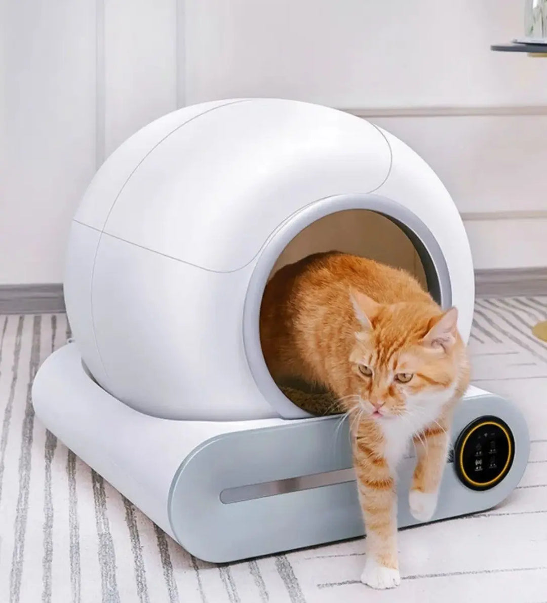 Self-cleaning Cat Litter Box Automatic App Control Closed Cat Litter Box Extra Large Sandbox Pet Supplies Toilet Tray EU Shippin