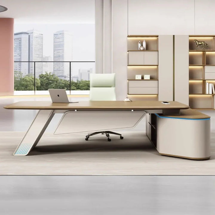 Meeting Room Office Desks Vanity Organizer Reception Drawers Writing Desk Executive Office Tavolo Da Lavoro Italian Furniture