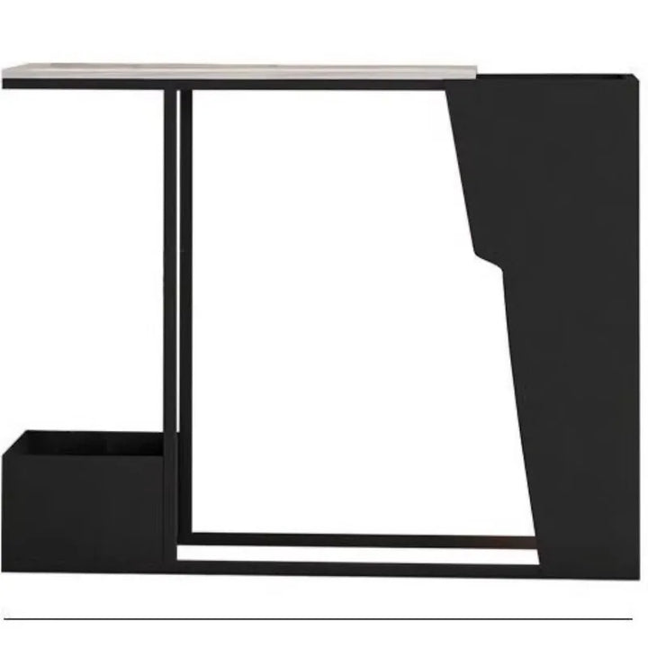 Garden Black Living Room Table Vertical Console Narrow Classic Table Design Vintage Wohnzimmer Tisch Entrance Hall Furniture