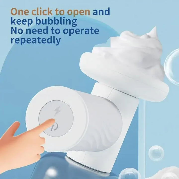 Automatic Foaming Soap Dispenser Cat Dog Brush Shower Accessory Pet Bubble Smart Bathroom Liquid Deeper Clean Shampoo Dispenser