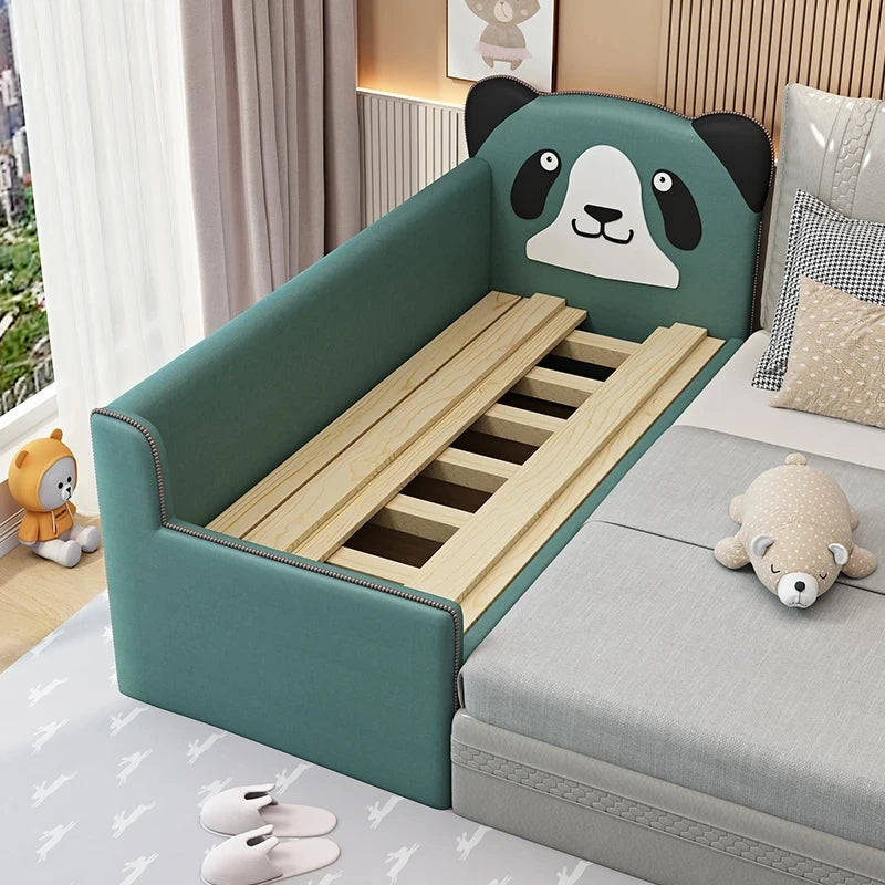 Barrier Stairs Children Beds Single Safety Bedrooms Wooden Kids Bed Mattresses Toddler Luxury Lit Cabane Enfant Home Furniture