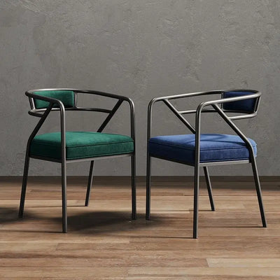 Industrial Style American Iron Art Cafe Bar Restaurant Desk Chair Minimalist Designer Casual Loft Creative Retro Dining Chair