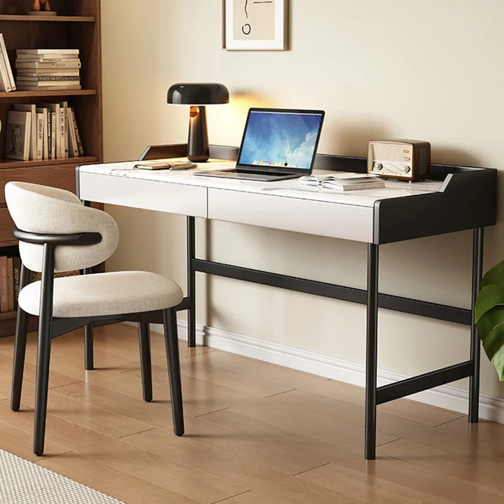 Italian Rock Board Solid Wood Office Desk Home Student Writing Desk Bedroom Computer Adult Work Table Mesa Office Furniture KMOD