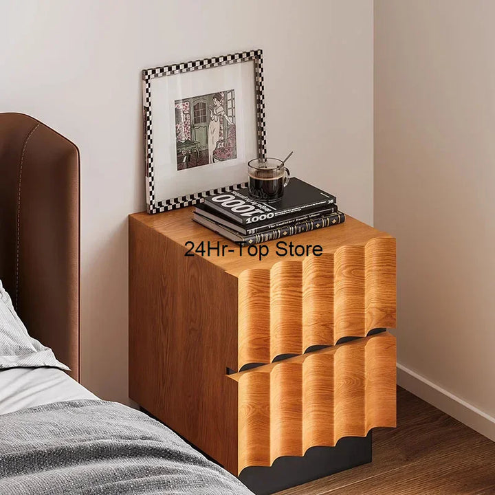 Sideboards Storage Bedside Table Bedroom Drawers Wood Organizer Unique Nightstand Comfortable Mesitas De Noche Salon Furniture