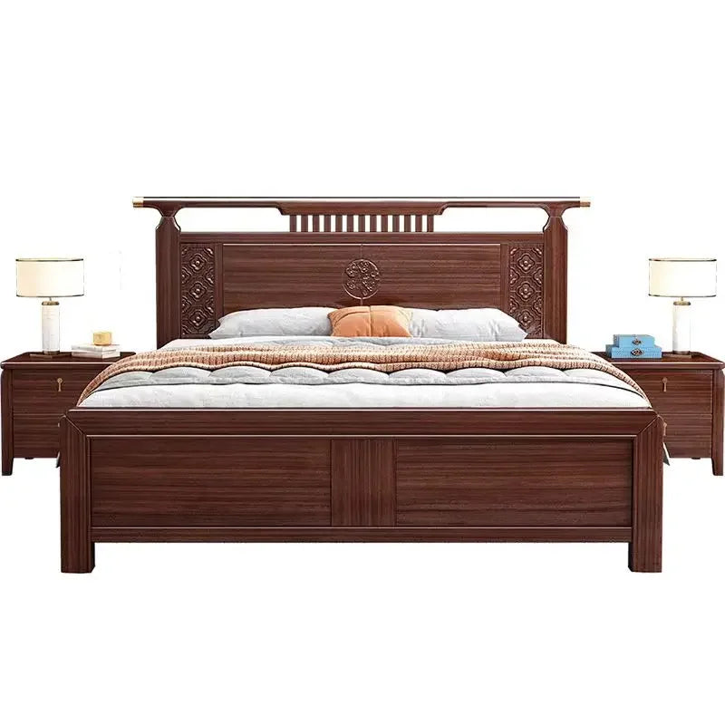 Hotel Travel Double Bed Multifunctional Beauty Floor Dresser Library Wood Children Beds Office Sommiers Waterproof Furniture