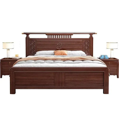 Hotel Travel Double Bed Multifunctional Beauty Floor Dresser Library Wood Children Beds Office Sommiers Waterproof Furniture