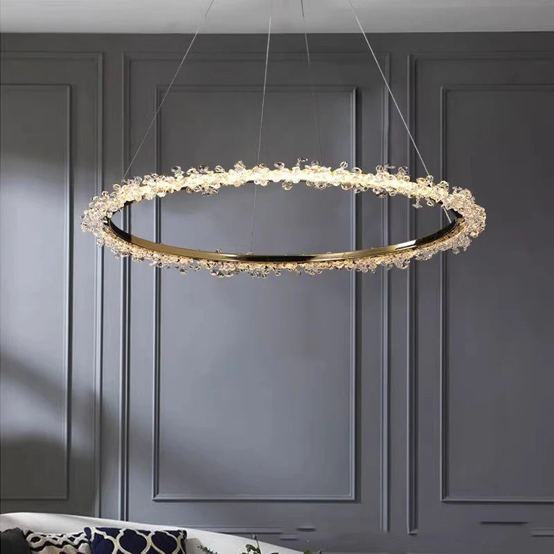 Modern crystal chandeliers indoor lighting Ceiling lamp hanging lights led chandeliers for the living room indoor lighting