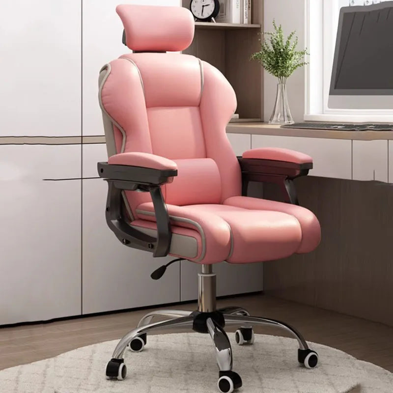 Desk Office Chair Gaming Computer Ergonomic Mobile Bedroom Chair Swivel Dining Arm Vanity Cadeiras De Escritorio Furniture