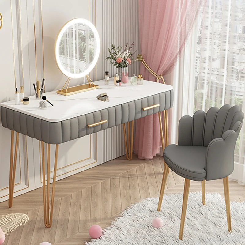 Vanity Women's Dressing Table Makeup Mini Brief Dressing Table Nordic Style Interior Coiffeuse De Chambre Maquillage Furniture