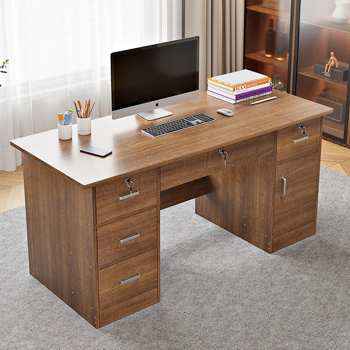 Organization Standing Office Desk Computer European Corner Study Office Desk Reception Writing Mesa Escritorio Office Furniture