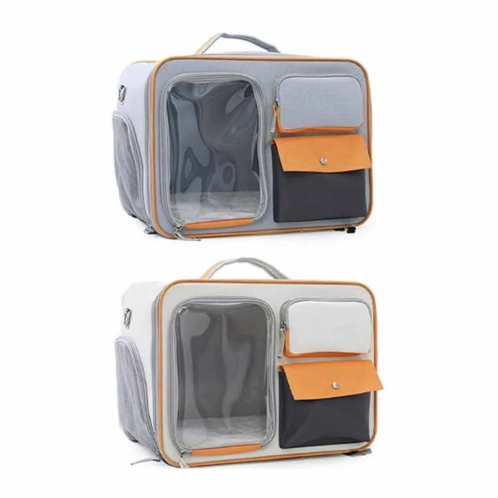 Pet Backpack Portable Pet Stroller Trolley Cases Suitcases Small dog cat Backpack  Anti Cat Stress Sense Of Safety Pets Bags