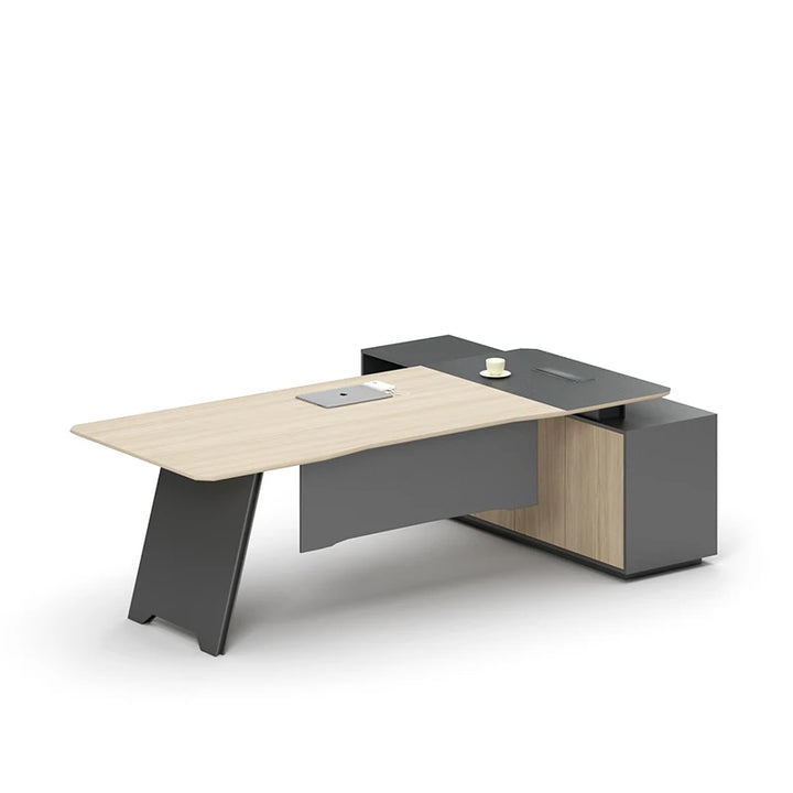 Luxury Executive Modern Office Computer Desk L Shaped Office Furniture Desk