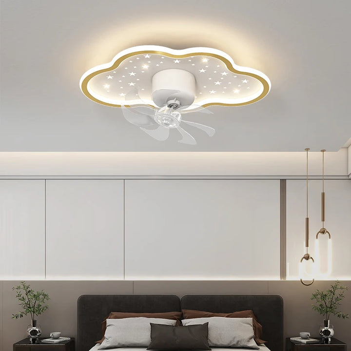 Ceiling Fan Modern LECeiling Lamp Remote Control Indoor Lighting Creative Living Room Bedroom Decorative Lamp Study Corridor