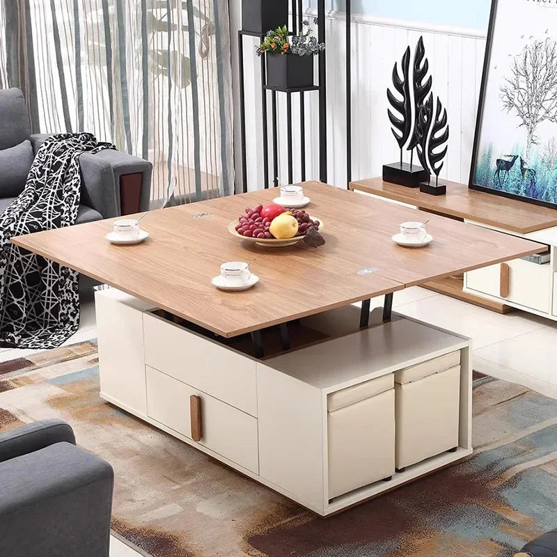 Living Luxury Coffee Table Trau Modern Organizer Mesa Lateral Mobile Coffe Table White Minimalist Kaffee Tische Furniture