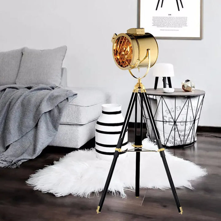 Modern Led Floor Lamp Studio Retro Tripod Standing Lights for Living Room Decoration Bedside Bar Hotel E27 AC110-220V