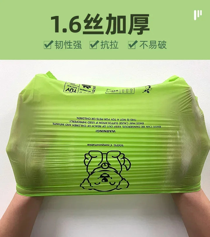 Dog Toilet Pet Dog Excrement Remover for Cleaning Excrement Pet Outdoor Cleaning Tool Thickened & Fully Degradable Dog Fecal Bag