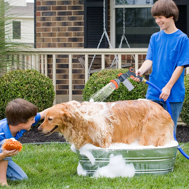 High-Pressure Sprayer Nozzle Hose Dog Shower Gun Cold And Hot Water Dual-Use Pet Dog Showering Foam Soap Jet Sprayer Nozzle Gun