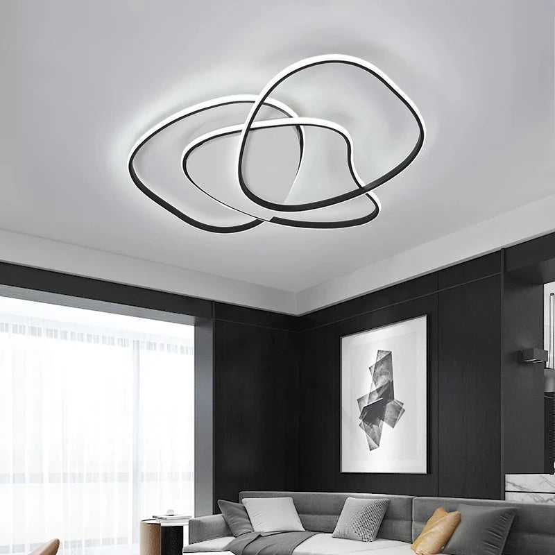 Creative Led Ceiling Lamp Modern New Led Chandeliers Ceiling Light Dimmable For Living Room Bedroom Dining Room Kitchen