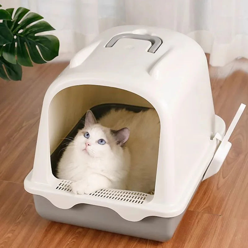 Tray Cat Bedpans Corner Villa Bathroom Shovel Sand Enclosure Cat Toilet Travel Top Entry Caja De Arena Para Gato Pet Items