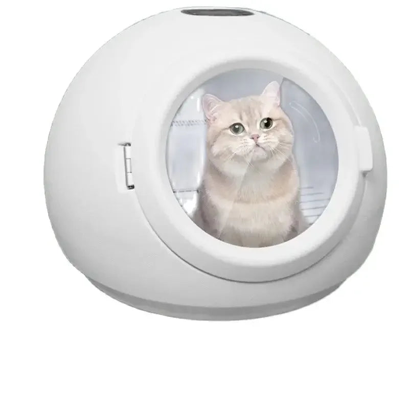 New Round Pet Drying Box Home Pet Cat Drying Fully Automatic Dog Shower Hair Blow Dryer Disinfection Multifunctional Hair Dryer