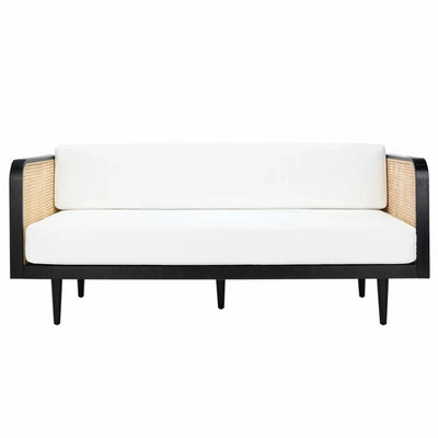 New Chinese Style Solid Wood Rattan Woven Sofa,, Hotel Living Area, Sales Office Department Negotiation, Reception Booth