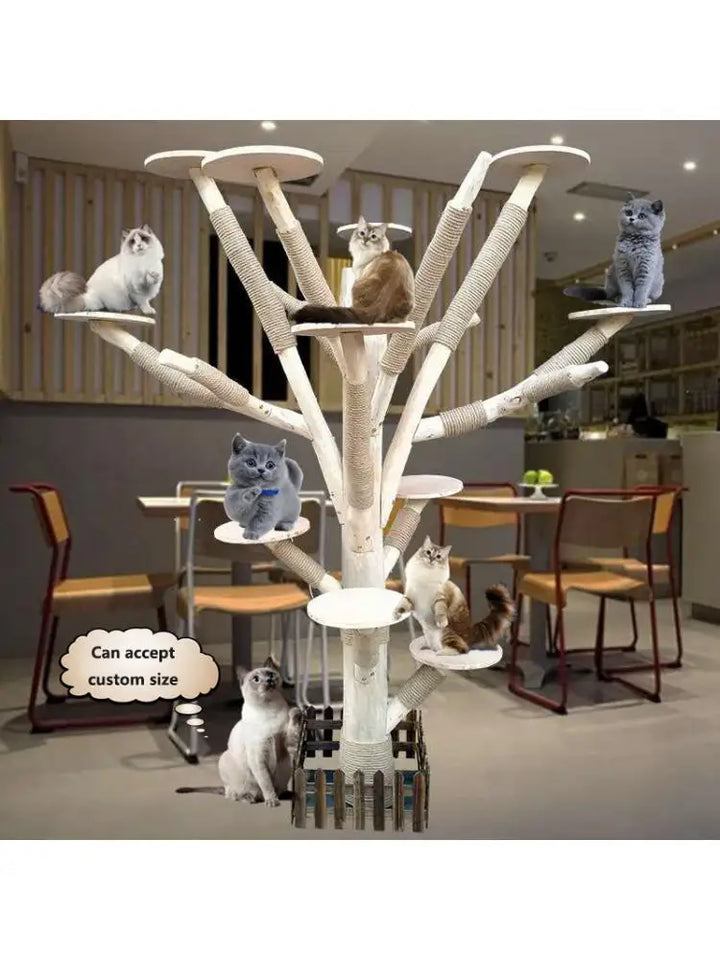 Imitation Cat Tree Cat Climbing Frame Withered Tree Large Fake Tree Modeling Tree Nest Pet Jumping Platform Cat Toy Decoration