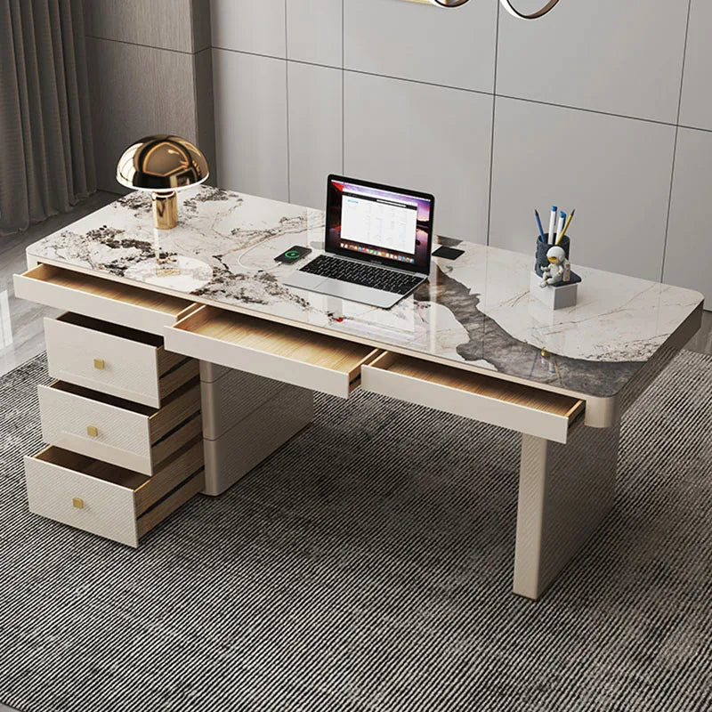 Office Computer Desk Table Gaming Meeting Manicure Study Table Nail Desktop Escritorios De Ordenador Media Console Furniture