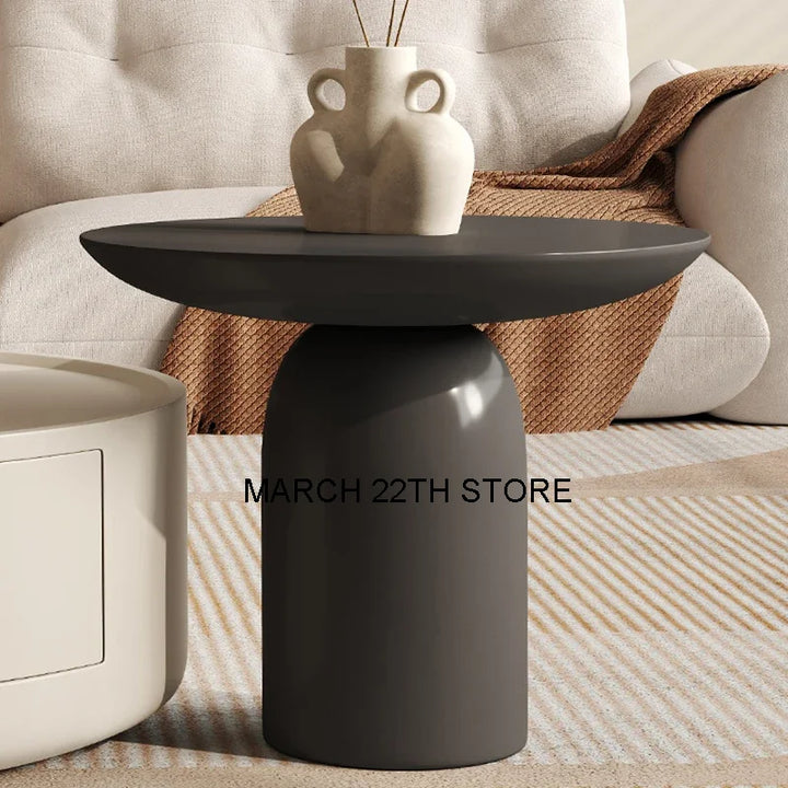 Office Ornaments Coffee Table Round Hotel European Unique Industrial Center Table Storage Design Mueble Salon Luxury Furniture