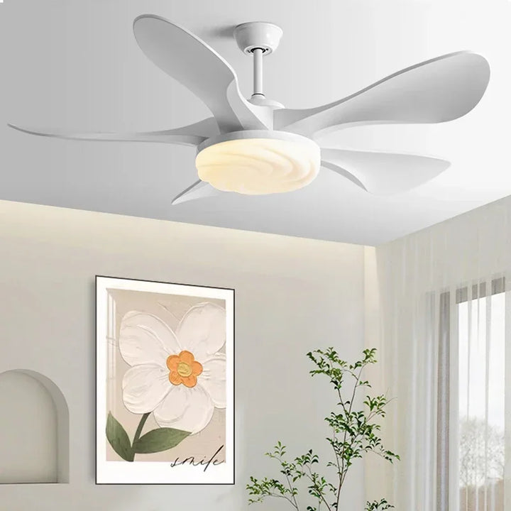 Modern 96W LED Ceiling Fan Light Strong Winds  Living Room Household Electric Fan Mute With Lamp Ceiling Fan 58Inch