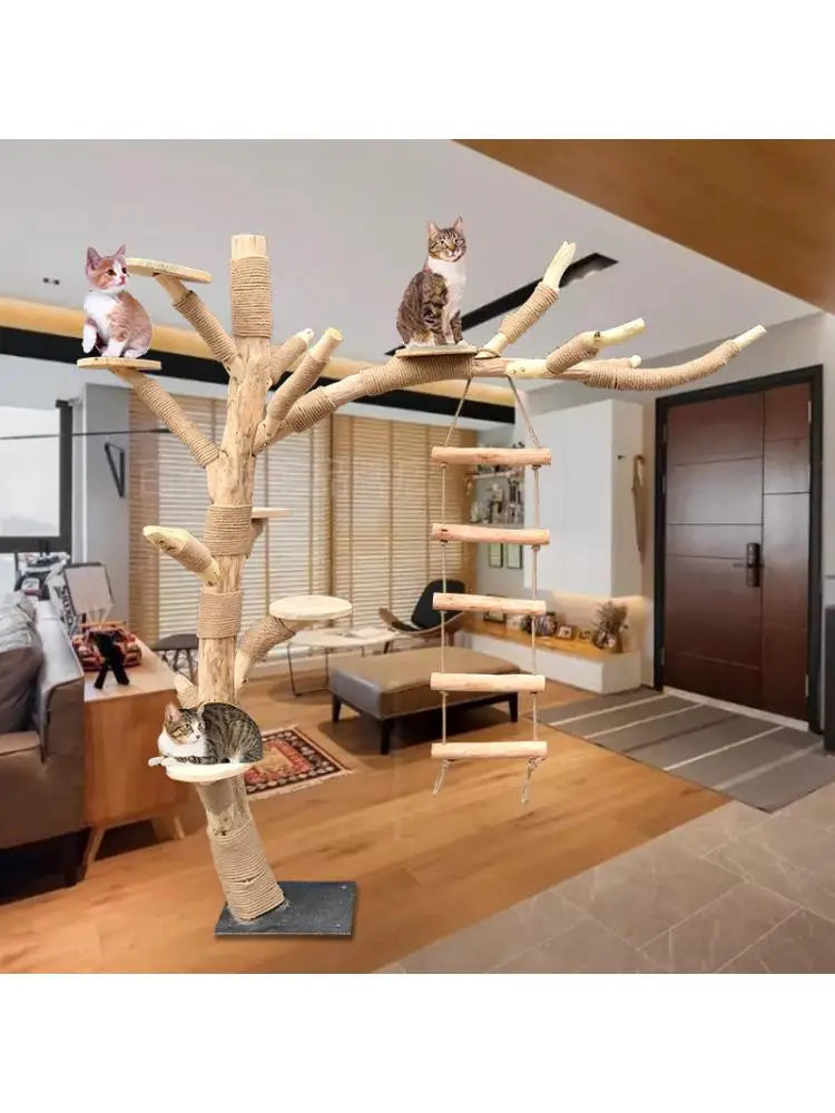 Imitation Cat Tree Cat Climbing Frame Withered Tree Large Fake Tree Modeling Tree Nest Pet Jumping Platform Cat Toy Decoration