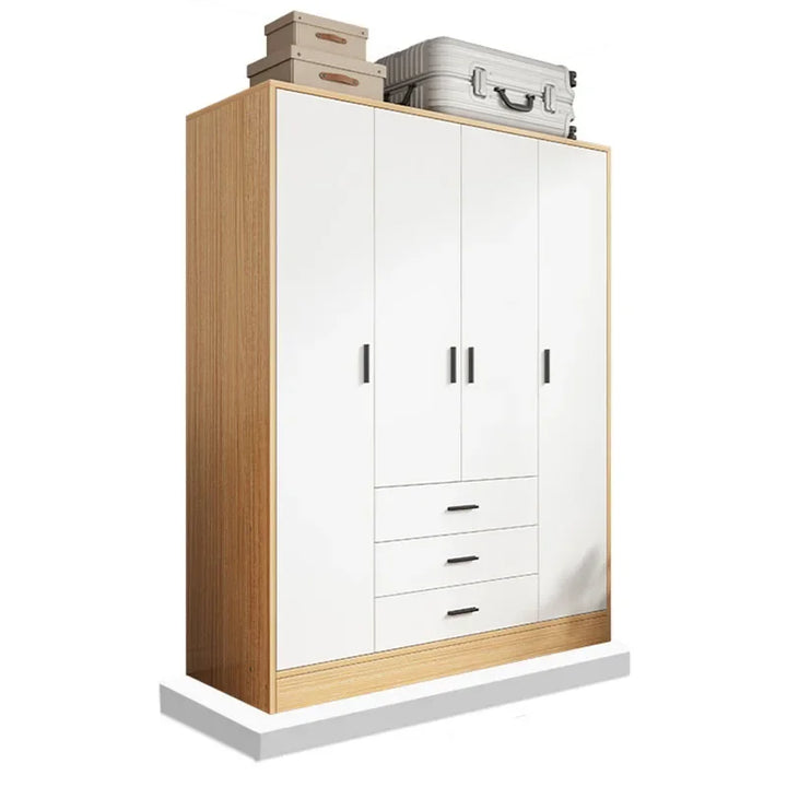 Space Saving Wardrobe Storage Drawer White Clothes Organizer Wardrobe Bedroom Wooden Guarda Roupa Portatil Home Furniture