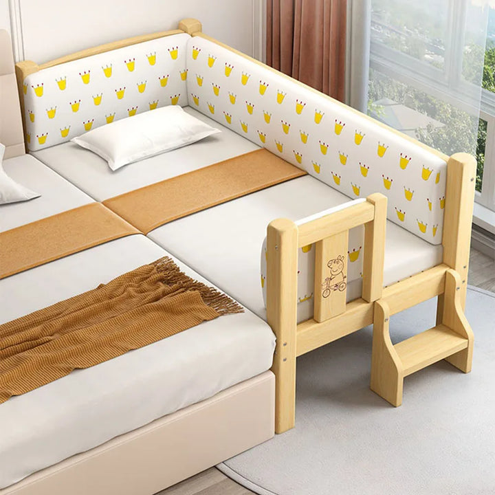 Near Single Kids Bed Boys Safety Barrier Modern Luxury Children Beds Girl Fashion Camas Cheap Dormitorio Bedroom Furniture