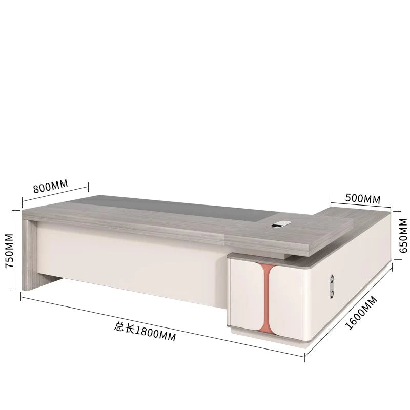 Computer Standing Office Desk Study Reception Organization Writing Office Desk European Corner Mesa Escritorio Office Furniture