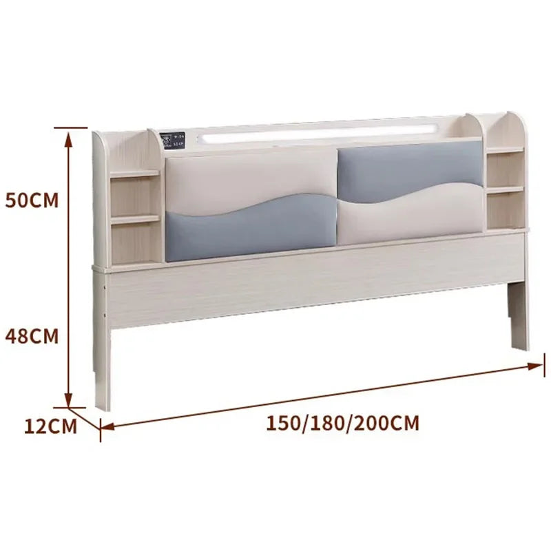 Nordic Storage Headboards Aesthetic Double Lounge Platform Headboards Queen Modern Muebles Para El Hogar Bedroom Furniture