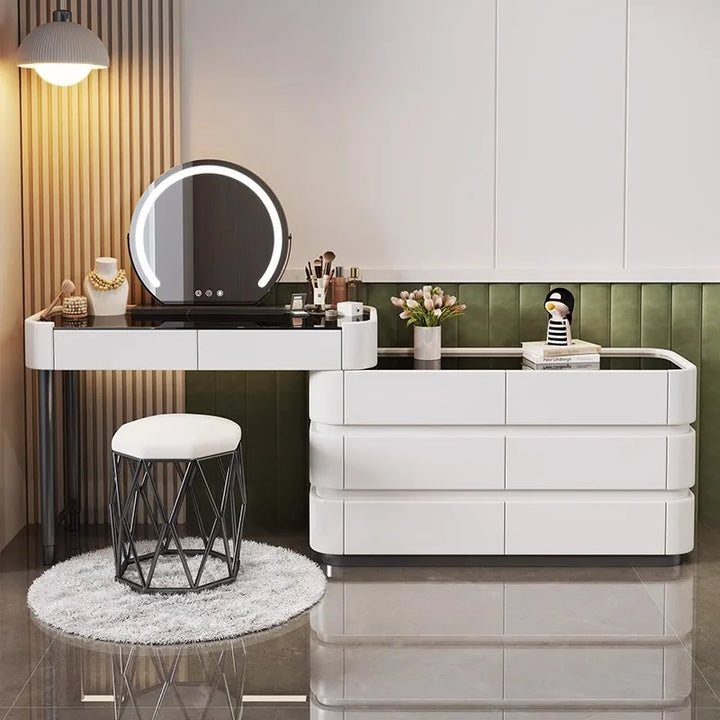 Study Vanity Hotel Dressers Cosmetic Luxury Beauty Standing Living Room Modern Dressers Nordic Schminktisch Toilet Furniture HDH