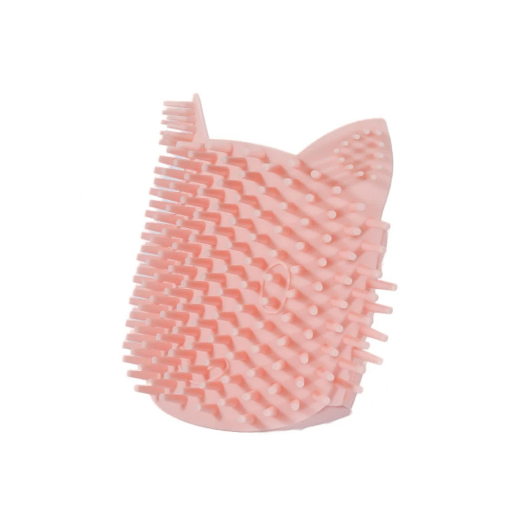 new cute portable Pet Dog Cat Bath Brush Comb pet Fur Grooming Massage shower brush itch scratch board Pet Products