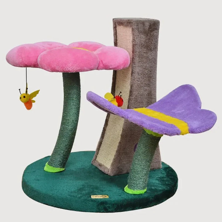 Flower Cat Climbing Frame Flower Extra Large Cat Tree Cat Jumping Platform Wood Tower for Cats Tree Cats Nest House Pet Products