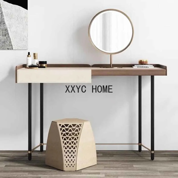 White Modern Dressing Table Nordic Mirror Bedroom Girls Dresser Luxury Charm Fashion Penteadeira De Maquiagem Home Furniture