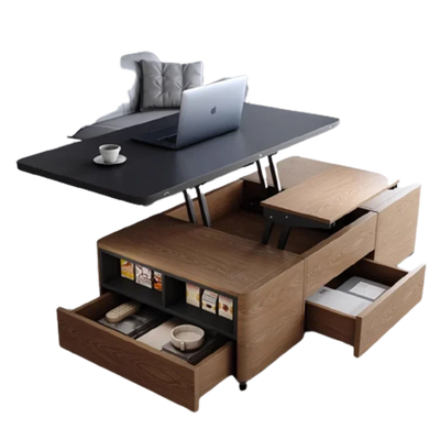 Storage Nordic Coffee Table Trau Lift Up Organizer Mesa Lateral Small Coffe Table Modern Minimalist Couchtisch Home Furniture