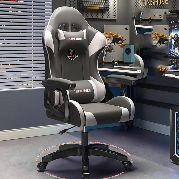 White Lounge Meditation Chair Relax Comfy Modern Swivel Gaming Chair Computer Bedroom Cadeira De Escritorio Office Furniture