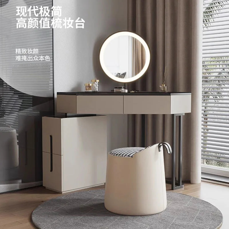 Console Comfortable Dressers Luxury Dressing Table Minimalist Creative Storage Cabinet Tocador Maquillaje Bedroom Furniture HY