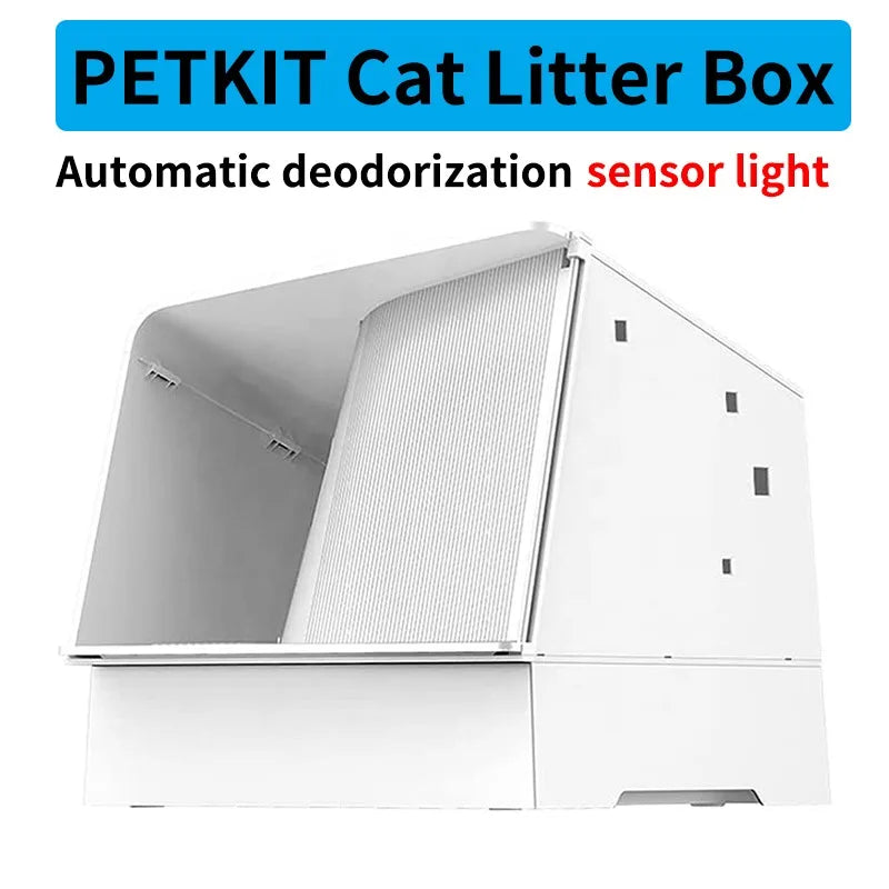 PETKIT Sandboxes for Big Cat with Automatic Deodorization Light Illumination  Cats Accessories Pets Caixa De Areia Para Gato