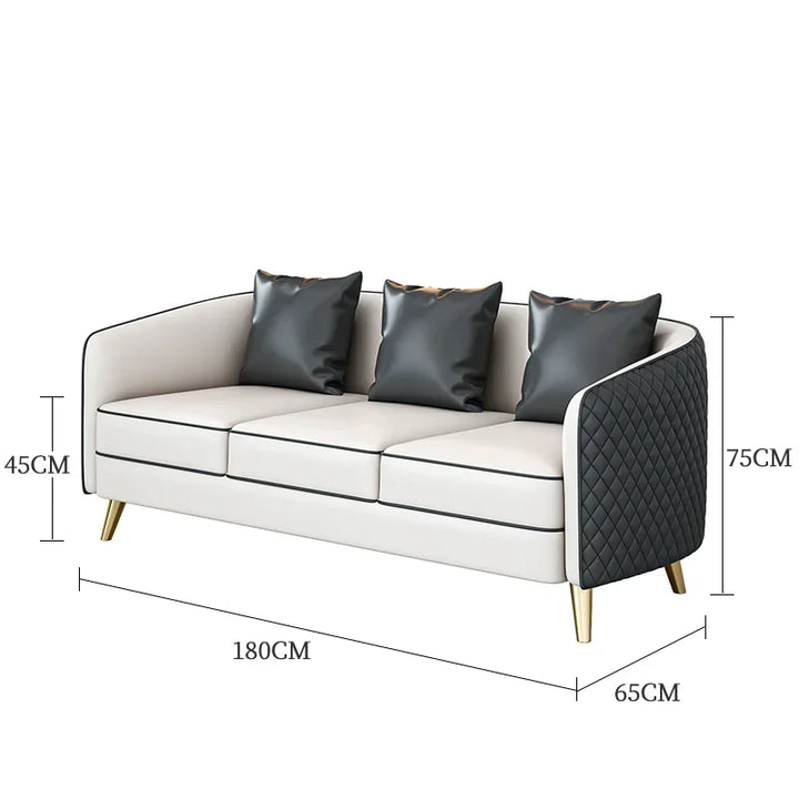 Living Room Decoration Sofa Simple Reception Pouf European Sectional Sofa Ergonomic Modern Love Seat Divani Soggiorno Furniture