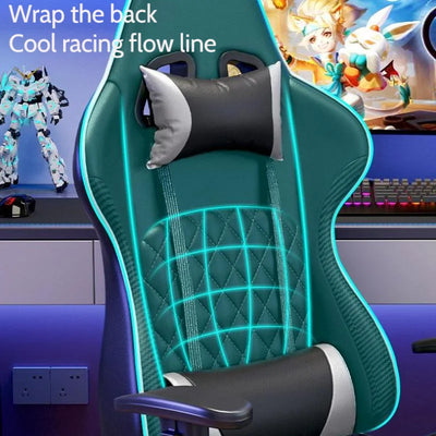 의자 Home Comfort Sedentary Gamer Chair,Office PVC Leather Chair,Leisure Lazy Sofa Chair,Can Lie E-Sports Computer Gaming Chair