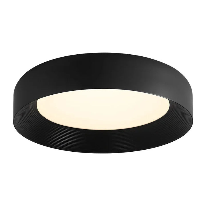 Minimalist Vortex Pattern Ceiling Light High-end Design Nordic Bedroom Modern White Black Circular Indoor LED Chandelier