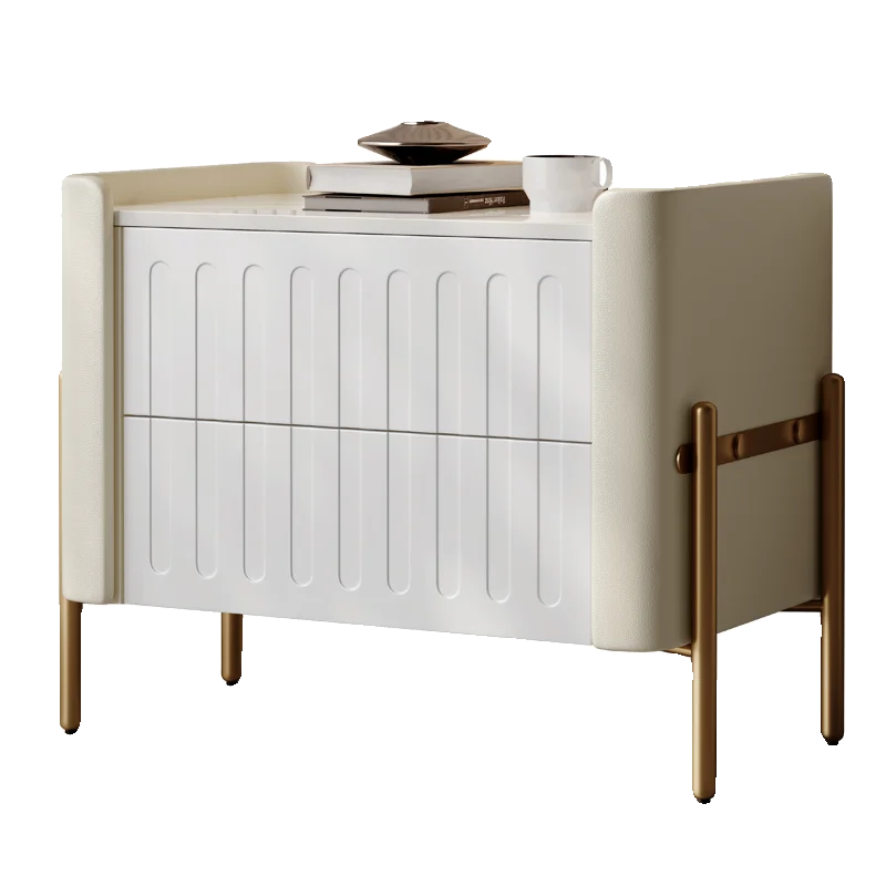 Smart Modern Nightstands Mobile Luxury Makeup Center Aesthetic Nightstands