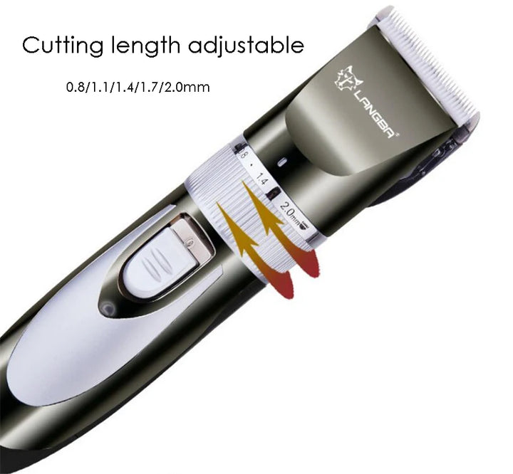 12V High Power Professional Dog Clipper Electric Scissors Pet Trimmer Grooming Shaver Cat Cattle Mower Hair Cutting Machine AC