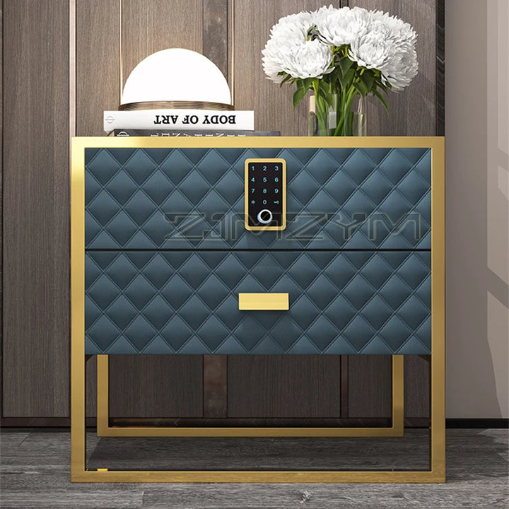 Luxury Console Bedside Table Smart Bedroom Dresser Office Computer Table Garden Small Portable Table De Chevet Luxury Furniture