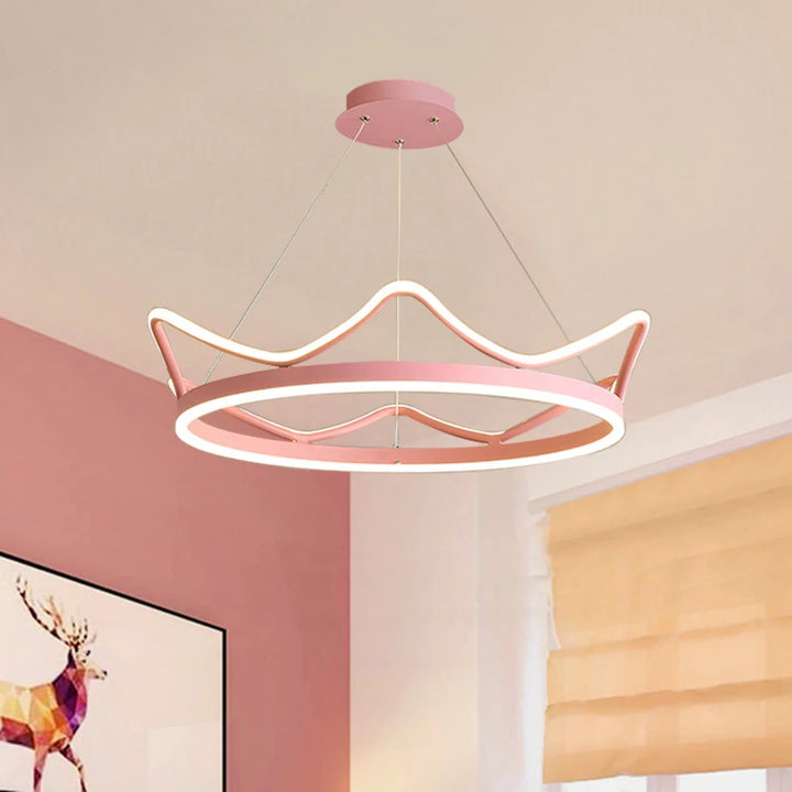 Nordic LED Chandeliers Children's Room Pendant Hanging Lighting Fixtures Gold Pink Home Indoor Kithcen Bedroom Decoration Lamps