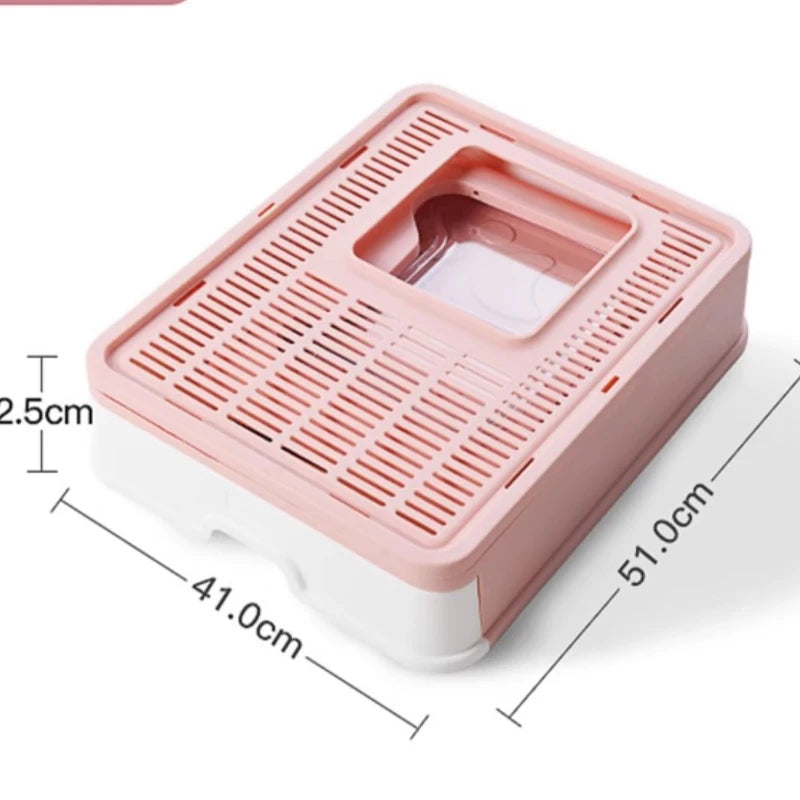 Deodorization Supplies Tray Cat Bedpans Top Entry Bathroom Enclosed Hidden Cat Bedpans House Arenero Gatos Pet Products RR50CB